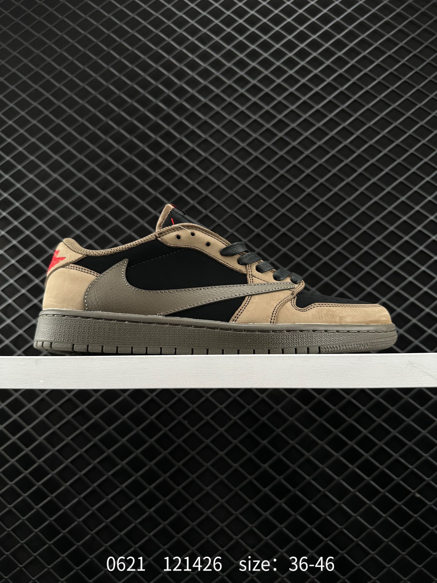 Fragment Design x Travis Scott x Nike Air Jordan 1 Low OG SP”Military Blue”